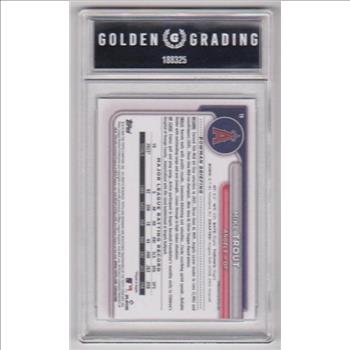 Graded GG Mint 9 - Mike Trout 2024 Bowman #19 Card