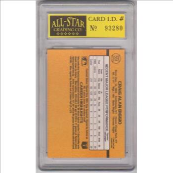 Rookie Graded 10 - Craig Biggio 1989 Donruss #561 Card