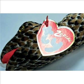 2000 Ty Beanie Baby Zodiac Snake - New With Tags