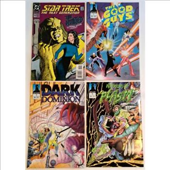 4 Different Comic Books - Star Trek The Next Generation #62 + More