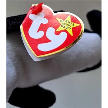 1996 Ty Beanie Baby Waves The Whale - With Original Tags