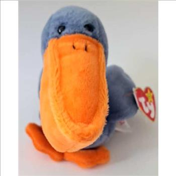 1996 Ty Beanie Baby Scoop The Pelican - With Original Tags