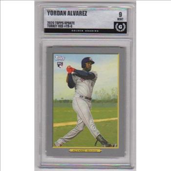 Rookie Graded GG Mint 9 -Yordan Alvarez 2020 Topps Turkey Red #TR-6 Insert Card