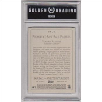 Rookie Graded GG Mint 9 -Yordan Alvarez 2020 Topps Turkey Red #TR-6 Insert Card