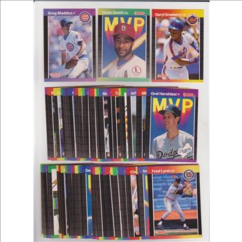 150 Assorted 1989 Donruss Baseball Cards w/ Stars - Greg Maddux + More