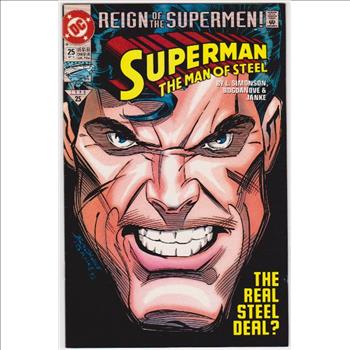1993 DC Comics Superman The Man Of Steel #25 Issue