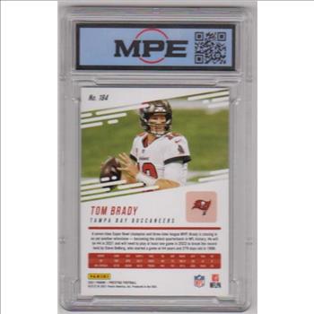 Graded MPE Mint+ 9.5 - Tom Brady 2021 Panini Prestige #184 Card