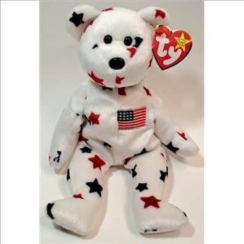 1998 Ty Beanie Baby Glory The Bear With Original Tags