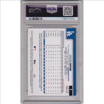 Graded PSA Mint 9 - Shohei Ohtani 2025 Topps #1 Card