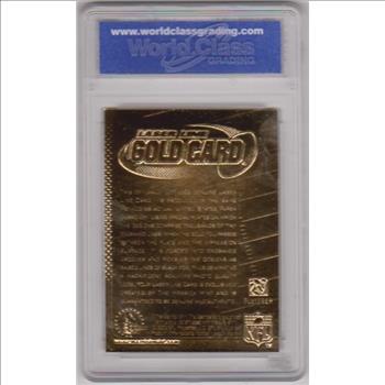 Graded Gem Mint 10 - Tom Brady 2003 Merrick Mint 23 Kt Gold Card