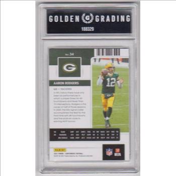Graded GG NM-MT 8 - Aaron Rodgers 2021 Panini Contenders #34 Card