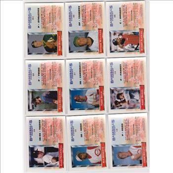 9 Different 1993 Topps Finest Cards w/ Alan Trammell + More