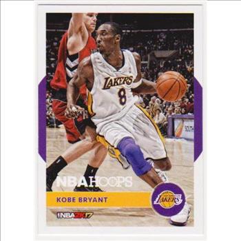 Kobe Bryant 2016-17 Hoops #11 Card