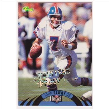Only 499 Exist - John Elway 1996 Classic NFL Experience Printers Proof #20 Insert Card