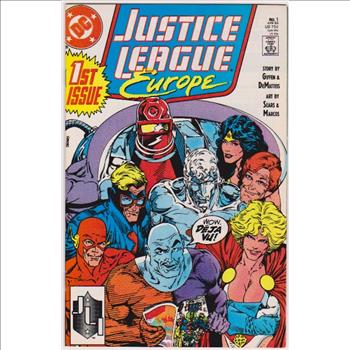 1989 DC Comics JUSTICE LEAGUE EUROPE #1 Issue