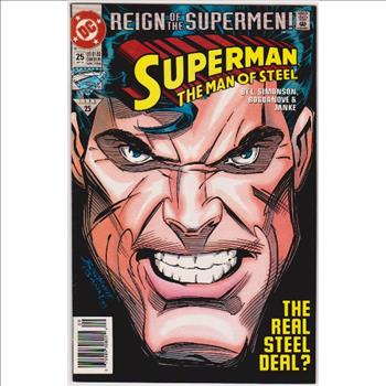 1993 DC Comics Superman The Man Of Steel #25 Issue