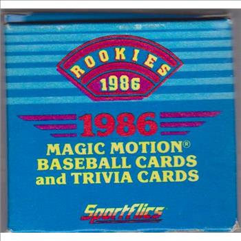 1986 Sportflics Rookies Set In Factory Box w/ Barry Bonds, Barry Larkin Rookies + More