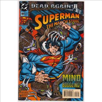 1995 DC Comics Superman The Man Of Steel #40 Issue
