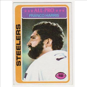 1978 Topps Franco Harris #500 Card - HOF'er