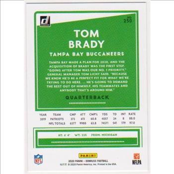 Tom Brady 2020 Donruss #230 Card