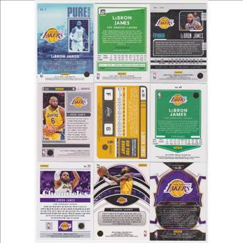 Lebron James Basketball Card Collection - 9 Different
