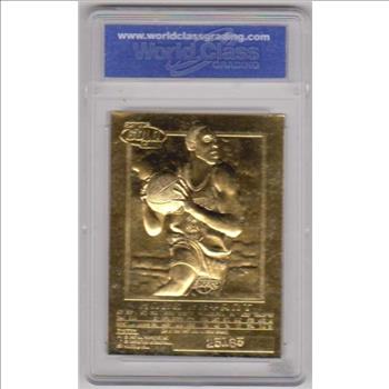 Rookie Graded Gem Mint 10 - Kobe Bryant 1996-97 Skybox EX-2000 w/ Purple Signature 23 Kt Gold Card
