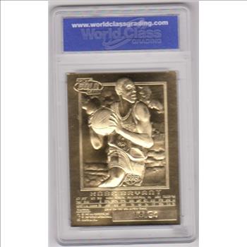 Rookie Graded Gem Mint 10 - Kobe Bryant 1996-97 Skybox EX-2000 Sky Background 23 Kt Gold Card
