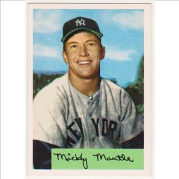 Mickey Mantle 1954 Bowman Sweepstakes Card - 1996 Topps Insert Card