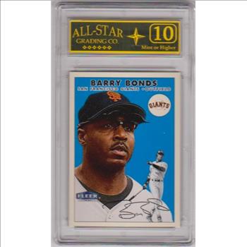 Graded 10 - Barry Bonds 2000 Fleer Tradition #335 Card