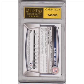 Graded 9 - Aaron Judge 2023 Bowman #59 Card