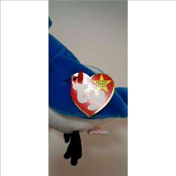 1998 Ty Beanie Baby Rocket The Blue Jay - New With Tags