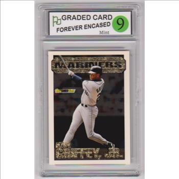 Labeled Mint 9 - Ken Griffey Jr. 1994 Topps Black Gold #8 Insert Card