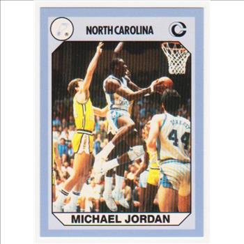 Michael Jordan 1990 North Carolina #3 College Card