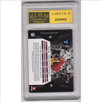 Graded 9 - Rob Gronkowski 2012 Panini Momentum #6 Card