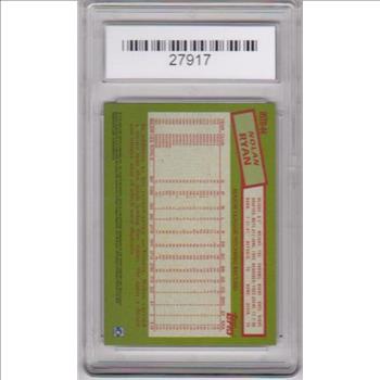 Graded Mint 9 - Nolan Ryan 2020 Topps 35th Anniversary #85TB-44 Card