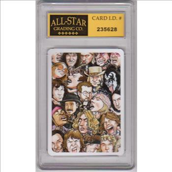 Graded 10 - Kurt Cobain Hero Decks Tribute to Rock N' Roll Playing Card