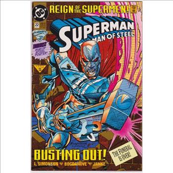 1993 DC Comics Superman The Man Of Steel #22 Issue