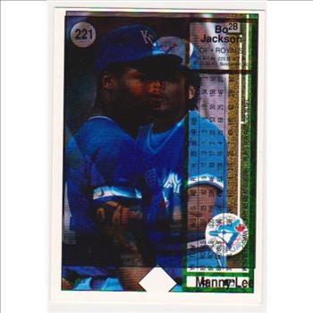 Error - 1989 Upper Deck Bo Jackson Double Back Error