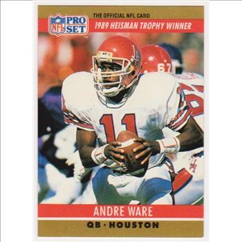 Wrong Front Error - Bo Jackson 1990 Pro Set Football Card