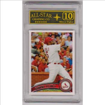 Graded 10 - Albert Pujols 2011 Topps #100 Card