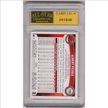 Graded 10 - Albert Pujols 2011 Topps #100 Card