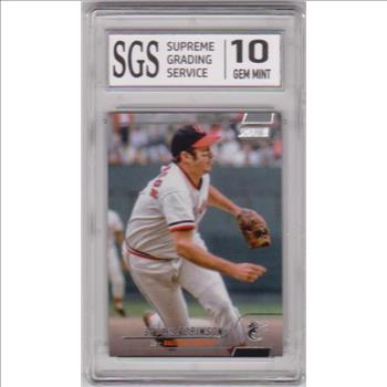 Graded Gem Mint 10 - Brooks Robinson 2022 Stadium Club #156 Card