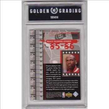 Graded GG Mint 9 - Michael Jordan 1998 Upper Deck Living Legends #5 Card