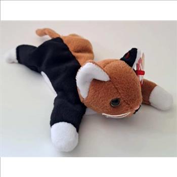 1996 Ty Beanie Baby Chip The Cat - New With Tags