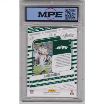 Graded MPE Mint 9 - Aaron Rodgers 2024 Panini Absolute #82 Card