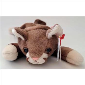 1997 Ty Beanie Baby POUNCE THE CAT - With OriginalTags