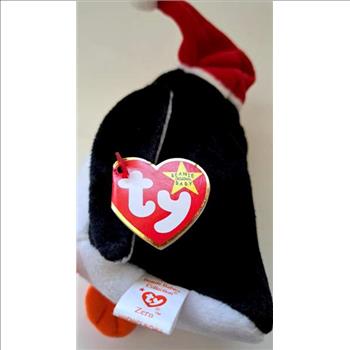 1998 Ty Beanie Baby Zero The Penguin - With Original Tags