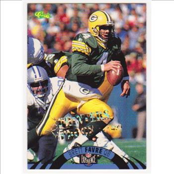 Only 499 Exist - Brett Favre 1996 Classic NFL Experience Printers Proof #19 Insert Card