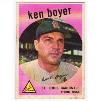 1959 Topps Ken Boyer #325 Card - 7 Time All-Star