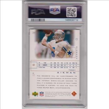 Graded PSA Gem Mint 10 - Troy Aikman 2001 Upper Deck Pros & Prospects #24 Card